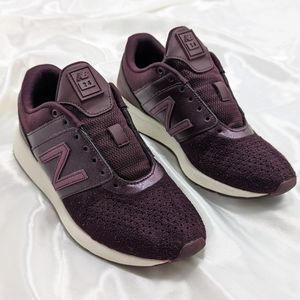 New Balance 24 Women's US 7.5 Maroon Red/Purple Athletic Running Shoes